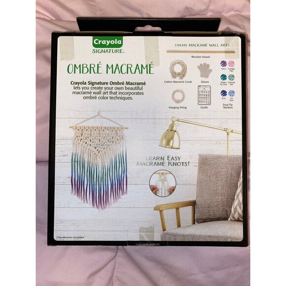 Crayola Make Your Own Ombre Macrame Kit - Picture 2 of 6